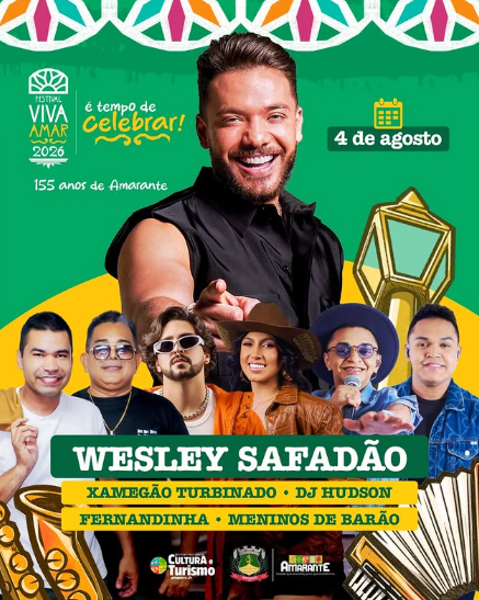 Aniversário 155 anos de Amarante-PI - 4 de Agosto